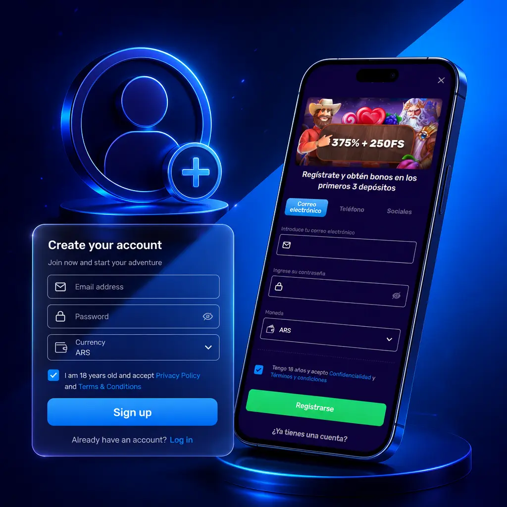 Pasos para registrarte en Magic365 Argentina y acceder a deportes, casino en vivo y bonos de bienvenida exclusivos.