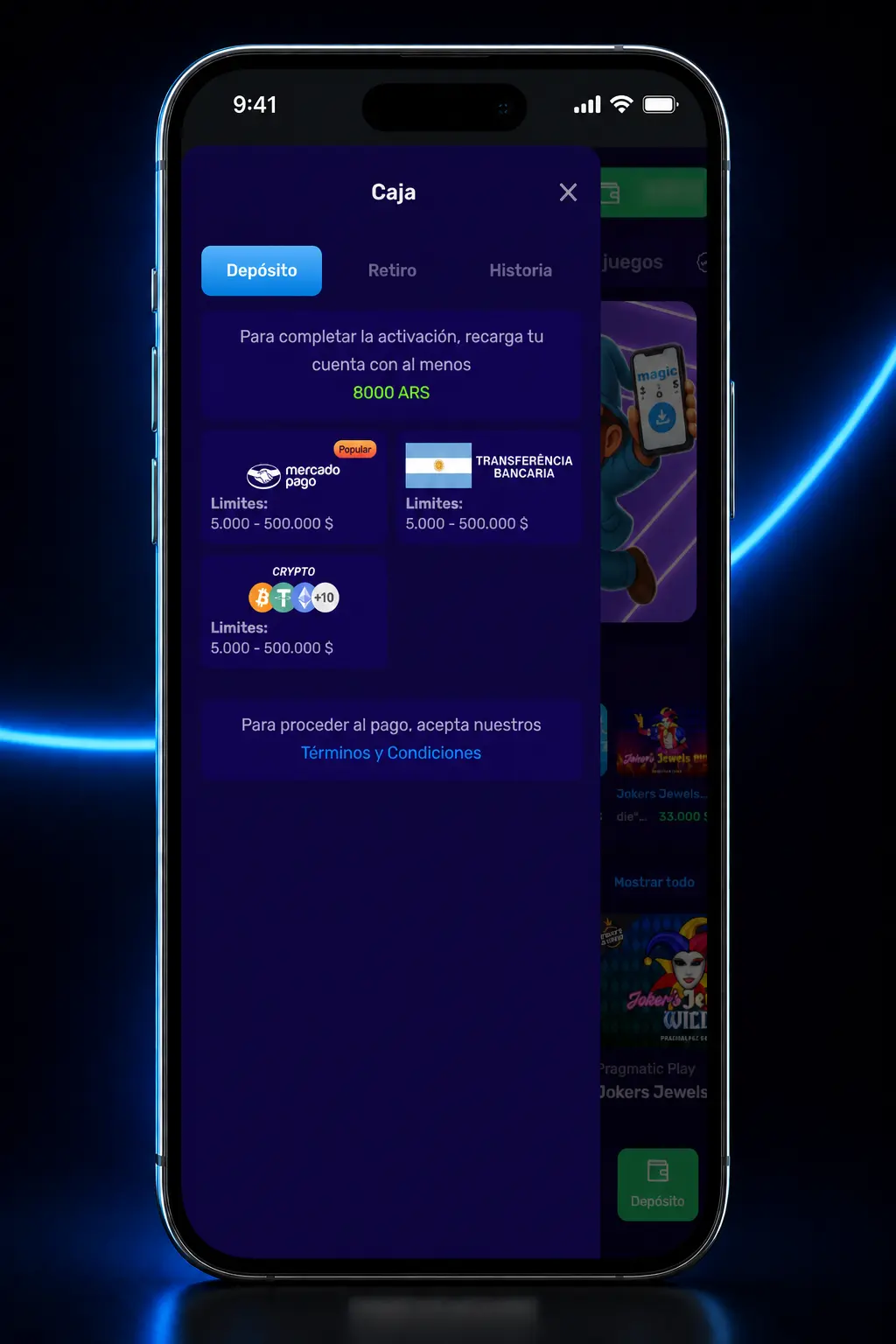 Guía paso a paso para activar y usar bonos en Magic365 Argentina: registro, depósito y código promocional.