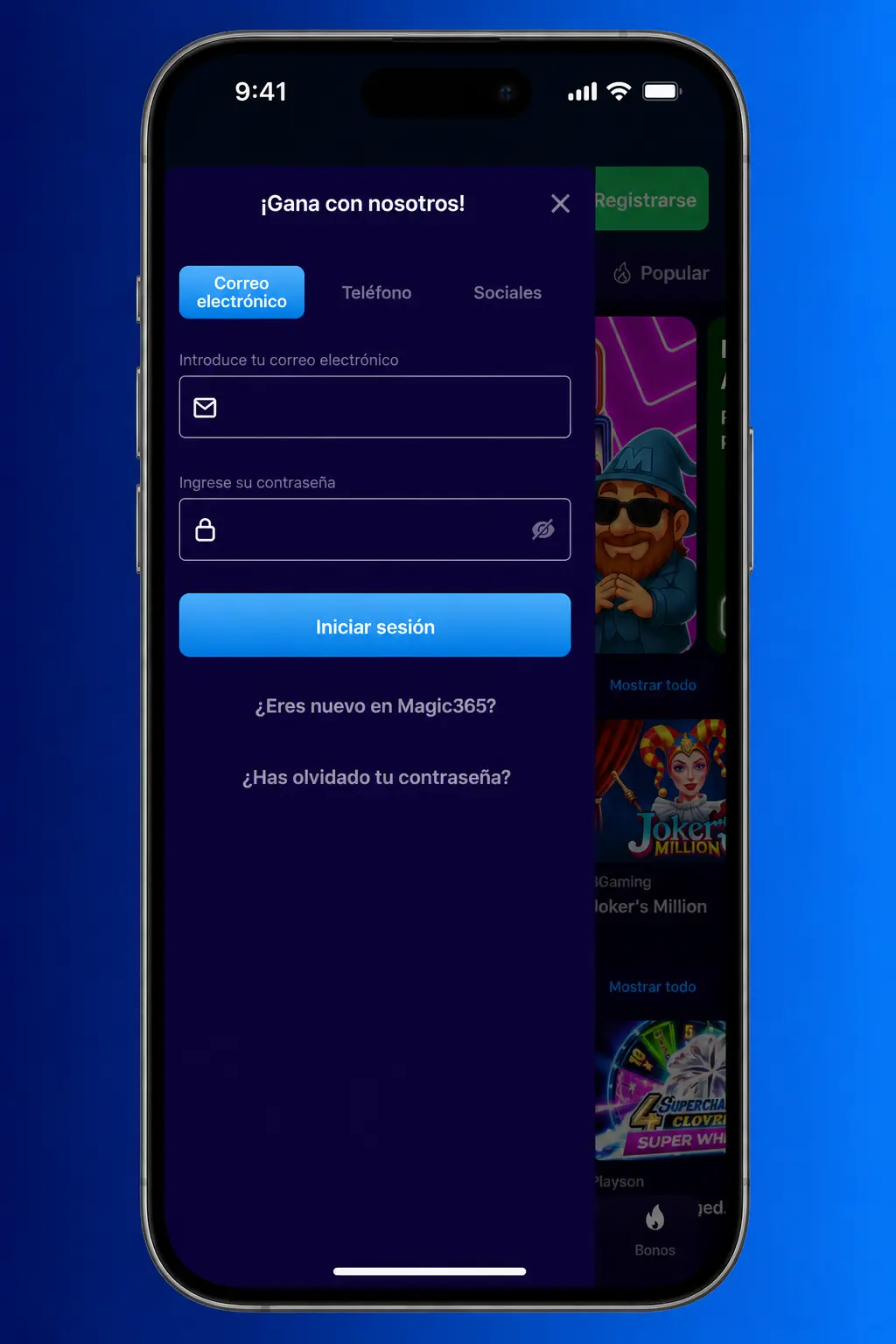 Pasos para verificar tu cuenta en Magic365: cargá DNI, factura de servicios y confirmá tu método de depósito.