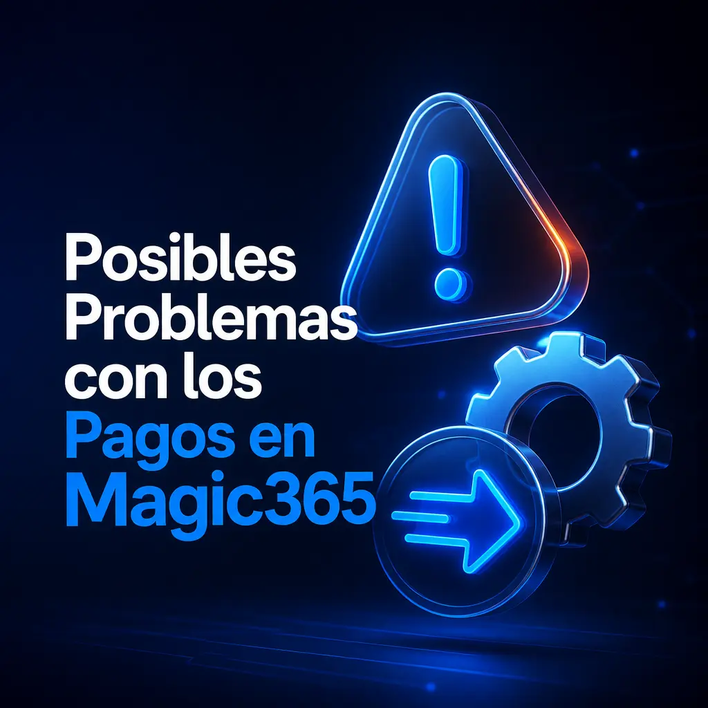 Problemas comunes con pagos en Magic365: retiros rechazados, depósitos pendientes, cuenta sin verificar y límites diarios.